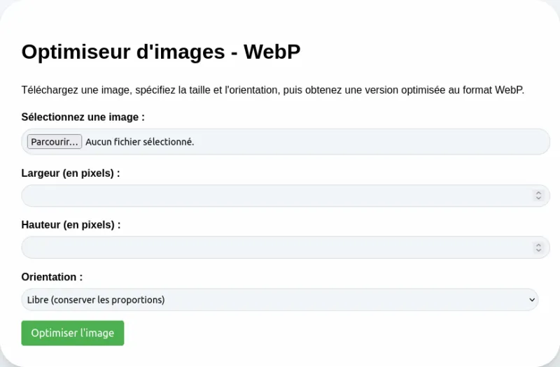 Page optimisation image
